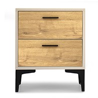 Table de chevet double SKANDY - Exclu WEB*