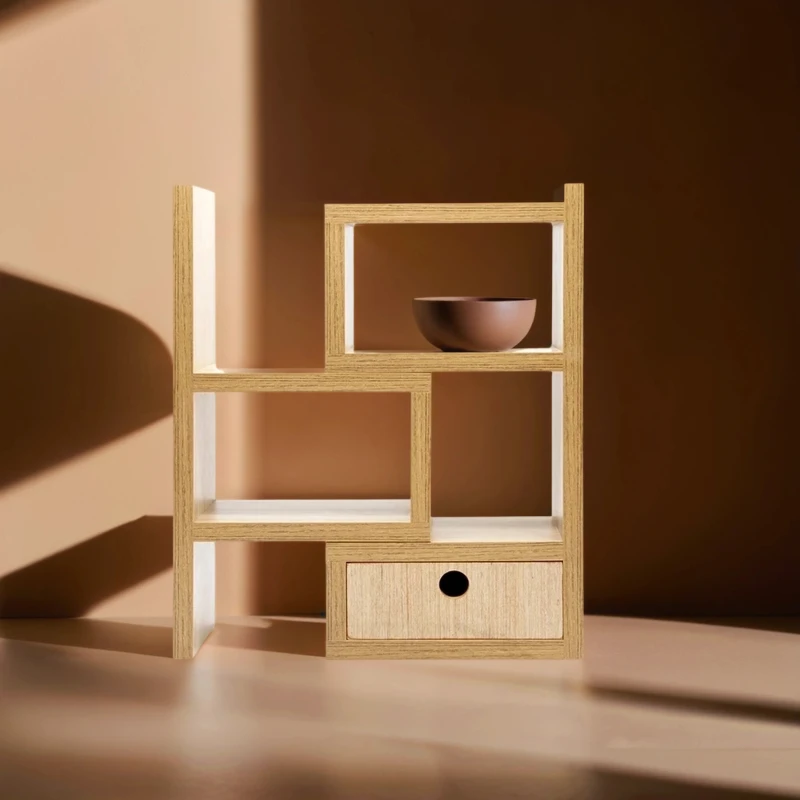 Support de rangement réglable à tiroir