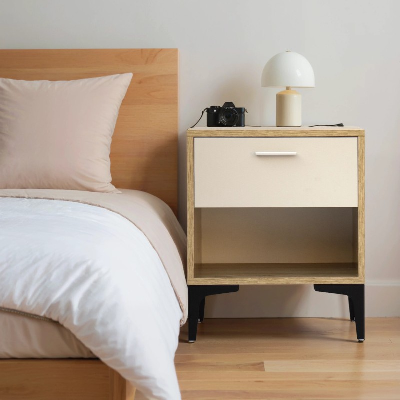 Table de chevet simple SKANDY  - Exclu WEB*