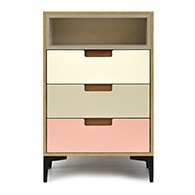 Commode PASTEL Vert, Rose, Moka - Exclu WEB*