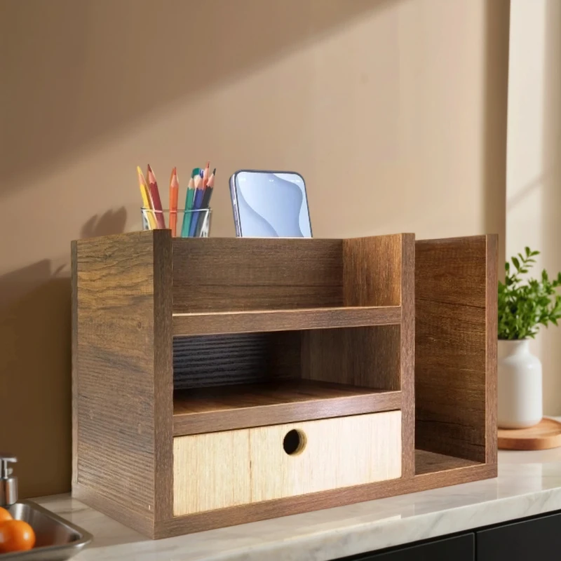 Etagère de rangement avec petit tiroir